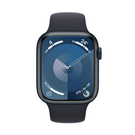 Apple Watch Series 9 GPS + Cellular Boîtier en Aluminium Minuit de 45 mm avec Bracelet Sport Minuit S/M